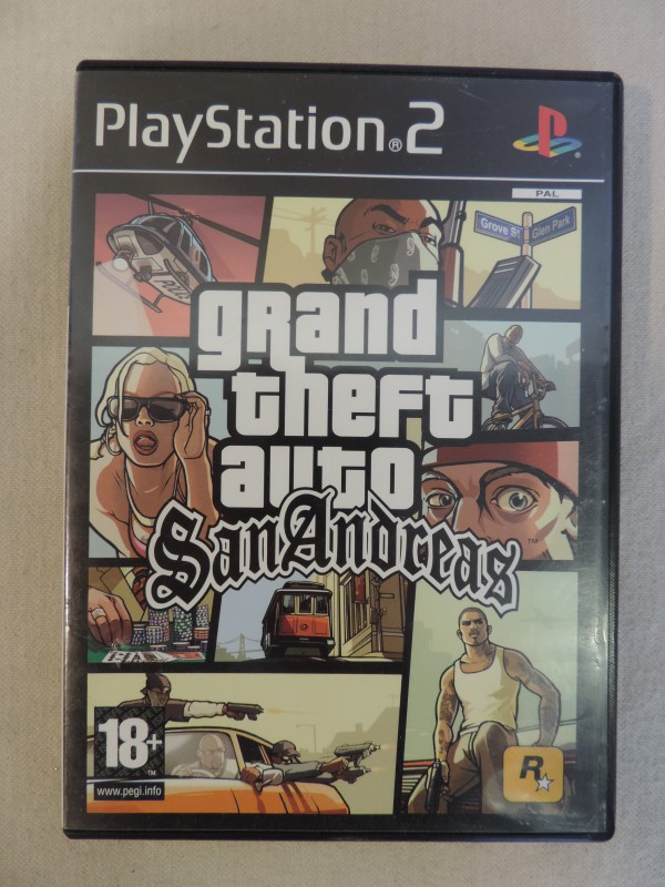 PS2 spel Grand Theft Auto San Andreas